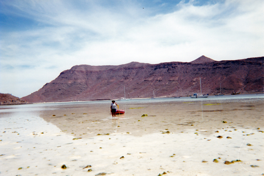 Wading Ashore at Coleta Partida